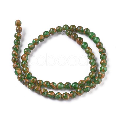 Synthetic Gold Clinquant Stone Beads Strands G-E551-A05-1