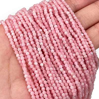 Natural Pink Opal Beads Strands X-G-H003-B06-02-1