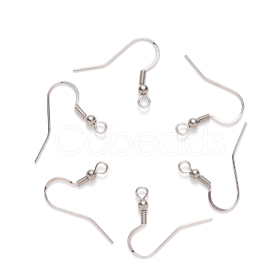 Tarnish Resistant 304 Stainless Steel French Earring Hooks STAS-S111-007-1