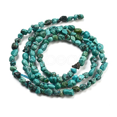 Natural HuBei Turquoise Beads Strands G-B089-B01-01-1