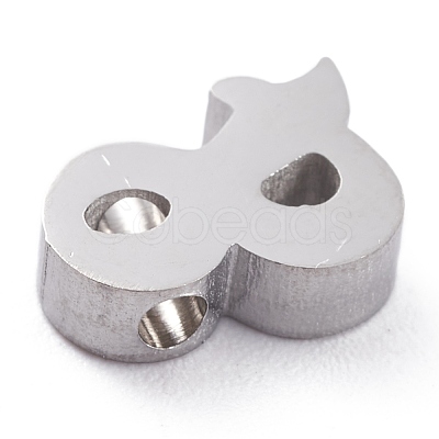 Non-Tarnish 304 Stainless Steel Charms STAS-O139-04P-1