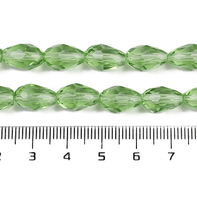 Transparent Glass Beads Strands EGLA-N013-T8mm-D13-1