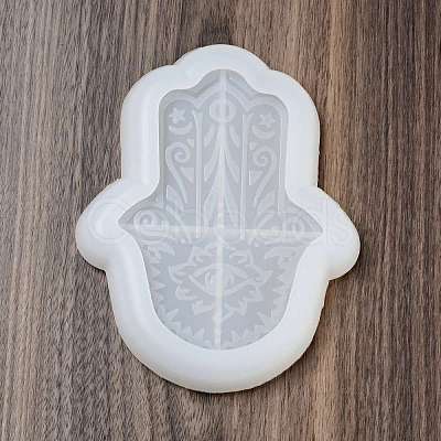 DIY Hamsa Hand Tray Plate Silicone Molds DIY-P070-E02-1