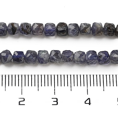 Natural Iolite Beads Strands G-H042-A52-02-1