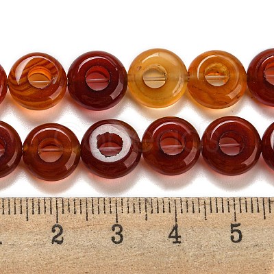 Natural Red Agate Beads Strands G-P536-A06-01-1