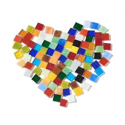 Mosaic Tiles Glass Cabochons DIY-P045-01-1