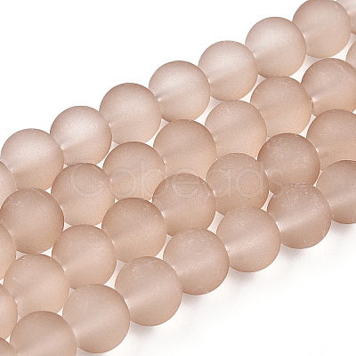 Transparent Glass Bead Strands GLAA-S031-6mm-26-A-1