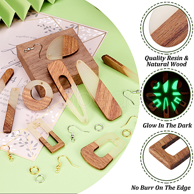 DIY Geometry Earring Making Kit DIY-TA0005-64-1