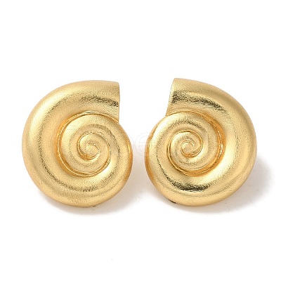 Rack Plating Brass Stud Earrings EJEW-B062-09G-1