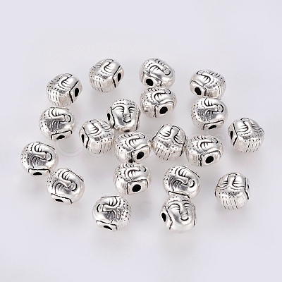 Tibetan Style Alloy Beads X-TIBEB-60018-AS-FF-1