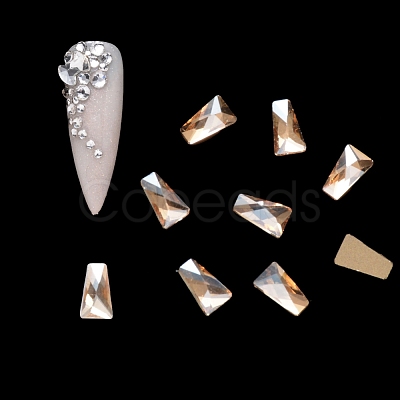 Flat Back Glass Rhinestone Cabochons MRMJ-Q072-35B-1