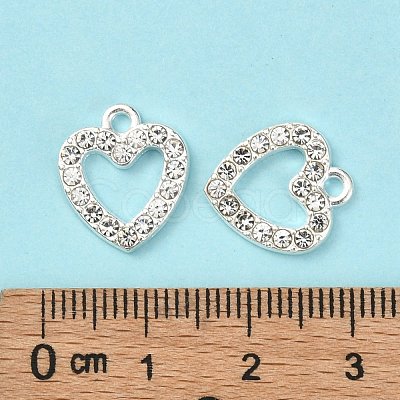 Alloy Rhinestone Charms X-ALRI-Q065-78S-1