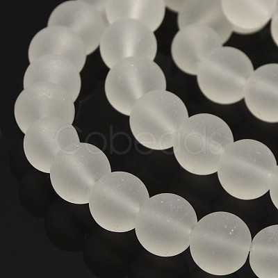 Transparent Glass Bead Strands X-GLAA-S031-10mm-13-1