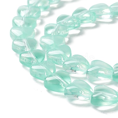 Transparent Glass Beads Strand GLAA-F112-01E-1