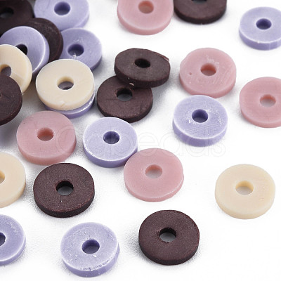 4 Colors Handmade Polymer Clay Beads CLAY-N011-032-15-1