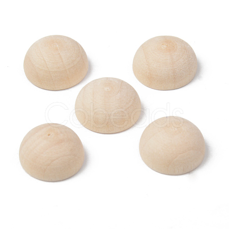 Unfinished Natural Wood Cabochons WOOD-R269-H-1