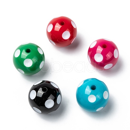 Chunky Bubblegum Acrylic Beads SACR-S146-24mm-M-1