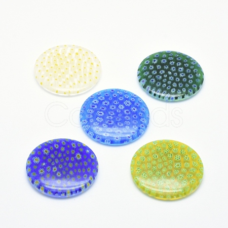 Handmade Millefiori Glass Pendants LAMP-O016-03-1