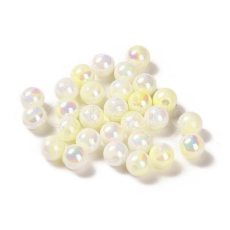 Opaque Acrylic Beads OACR-Z016-01B-13-1