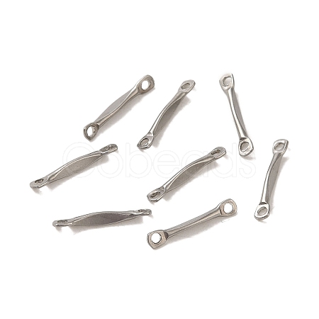 Non-Tarnish 304 Stainless Steel Connector Charms STAS-Q323-10P-1