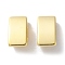 Brass Watch Band Clasps, Cadmium Free & Lead Free, Rectangle, Real 24K Gold Plated, 10x5.5x5mm