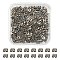 200Pcs Iron Ear Nuts, Butterfly Earring Backs for Post Earrings, Gunmetal, 5x3.5mm, Hole: 1.2mm