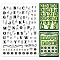 PVC Stamps, for DIY Scrapbooking, Photo Album Decorative, Cards Making, Stamp Sheets, Film Frame, Letter, 21x14.8x0.3cm