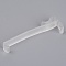 (Clearance Sale)PC Plastic Curtain Overlay Clips, Curtain Orbit Clips, Clear, 89x26x12mm