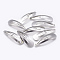 Iron Snap Hair Clip Findings, Platinum, 31x10.5mm