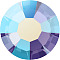 Preciosa&reg MAXIMA Crystal No Hotfix Flatback Stones, Czech Crystal, Dura Foiling, Round(438 11 615 Chaton Rose), 20490 200 Purple Velvet AB, SS8(2.3~2.5mm)