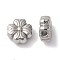 Non-Tarnish 304 Stainless Steel Beads, Flower, Stainless Steel Color, 8x4mm, Hole: 1.5mm