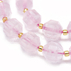 Natural Rose Quartz Beads Strands G-K303-A03-10mm-3
