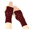 Warm Knitted Acrylic Fiber Half Sleeve Gloves PW-WGFF8D0-07-1