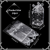 Transparent PVC Candy Treat Gift Box CON-WH0085-58A-2