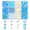 430Pcs 12 Styles Spray Paint ABS Plastic Imitation Pearl Beads MACR-CJ0001-62-1