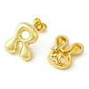 Rack Plating Brass Earrings EJEW-S222-01G-R-2