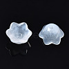 Transparent Spray Painted Glass Beads GLAA-Q089-002A-003-4