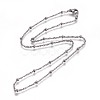 304 Stainless Steel Rope Chain Necklaces NJEW-F261-10P-1