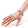 Polymer Clay Beads Stretch Bracelets BJEW-JB06347-3