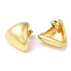 Rack Plating Brass Twist Triangle Stud Earrings EJEW-Q766-06G-2
