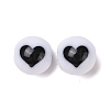 Two-Tone Acrylic Beads OACR-U003-02A-1