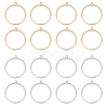 DICOSMETIC 32Pcs 2 Style Brass Pendants KK-DC0002-19-1