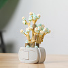 Plastic Succulent Flowers Plant Building Blocks DIY Toy Set DIY-I077-04-1