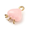 Marine Animal Alloy Enamel Charms Golden ENAM-A145-04G-01-2