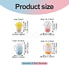 Fashewelry 32Pcs 16 Style Imitation Bubble Tea & Ice Cream Resin Pendants RESI-FW0001-07-9