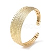 Brass Open Cuff Bangles BJEW-A144-01C-2