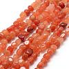Natural Red Aventurine Beads Strands G-F465-42-1