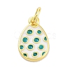 Rack Plating Brass Enamel Charms KK-M293-34G-03-1