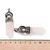 Natural Rose Quartz Pointed Big Pendants G-Q163-02AS-08-3