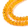 Glass Beads Strands EGLA-T021-01K-3